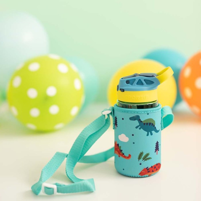 Σετ με 2 παγούρια για υγρά από τριταν και θερμος με θηκη μεταφορας